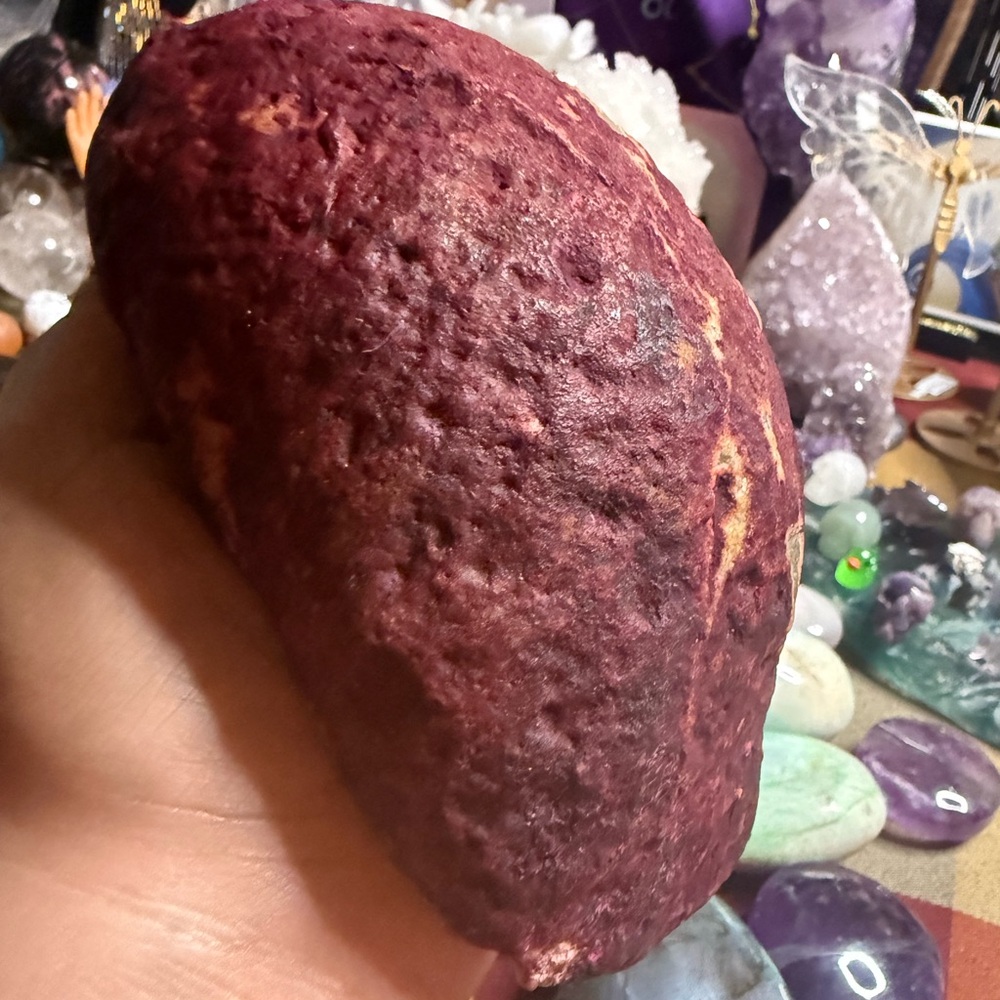Druzy Pink, Purple & Grey Crystal Geod - Picture 7 of 7